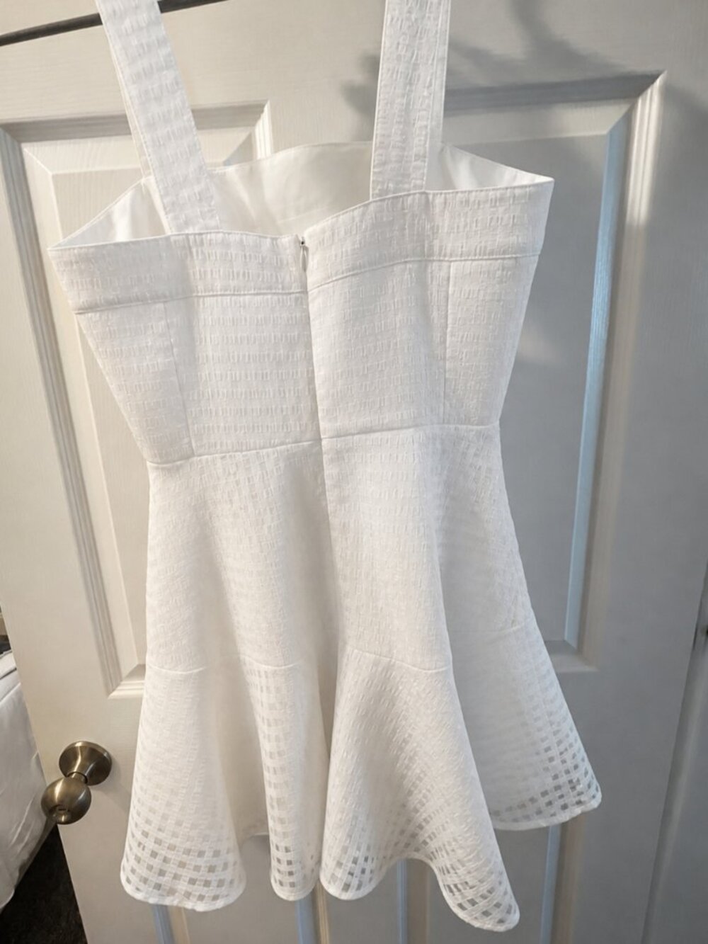 Amanda Uprichard Annalise Mini Dress in Gingham Organza XS - Picture 3 of 6